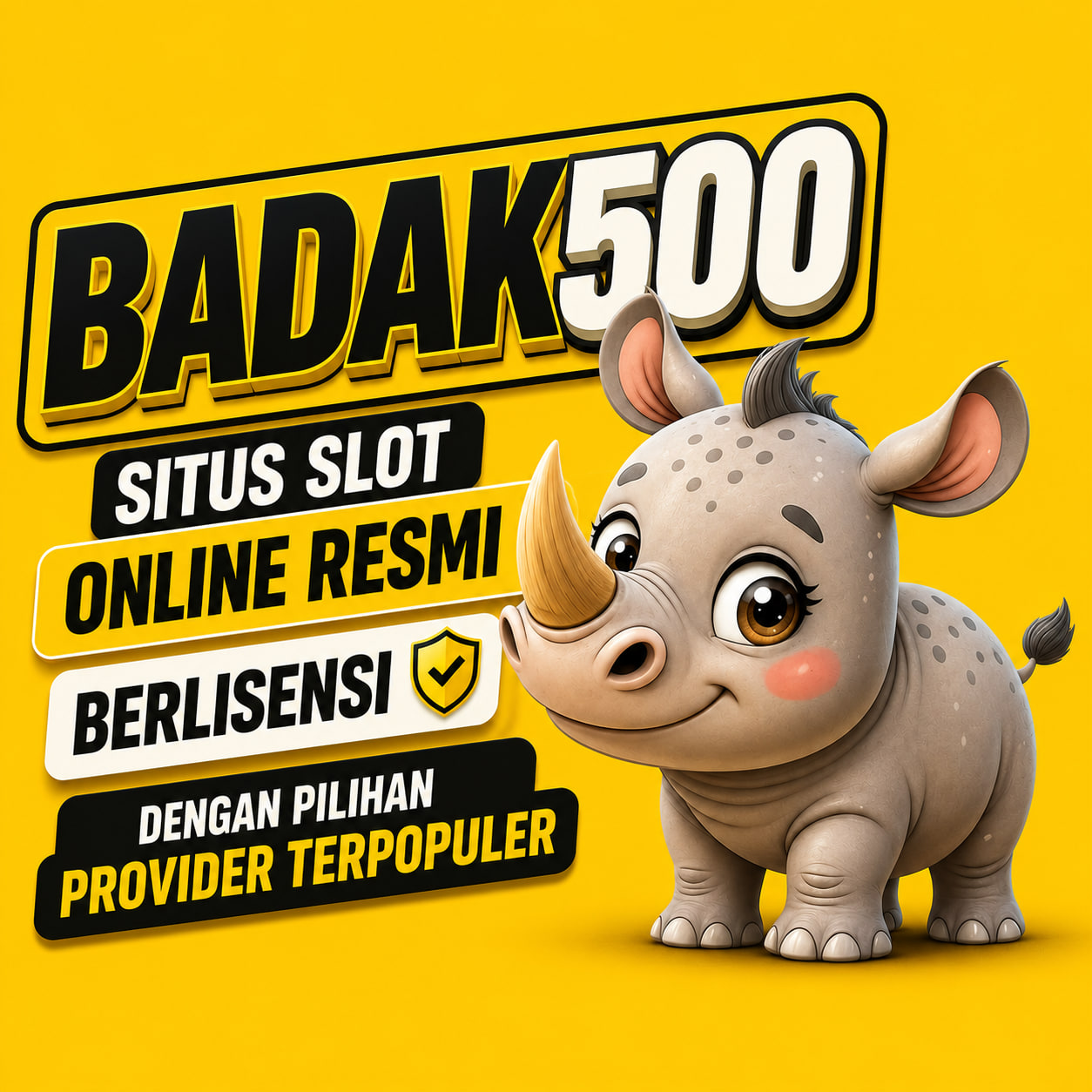 BADAK500: Situs Slot Online Resmi Berlisensi dengan Pilihan Provider Terpopuler
